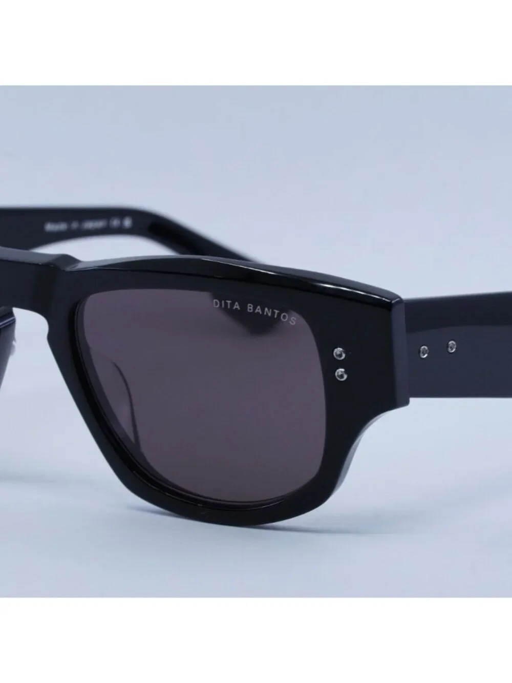 Dita BANTOS DTS-723-A-01 Sunglasses Black Square Frame, Grey Lenses